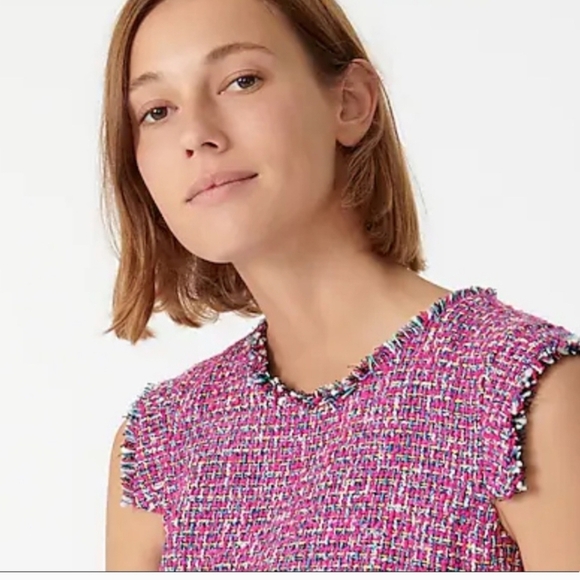 J. Crew Ladies Resume Dress In Autumn Tweed. Size 8 - Picture 4 of 14